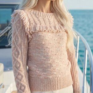 $425 LOVE SHACK FANCY Kingston Sweater XS